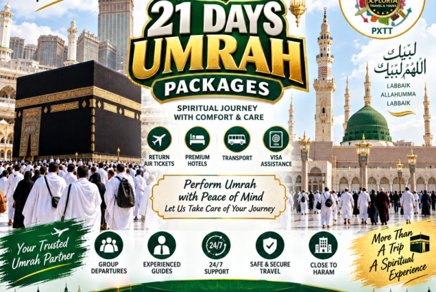 21 DAYS UMRAH PACKAGES